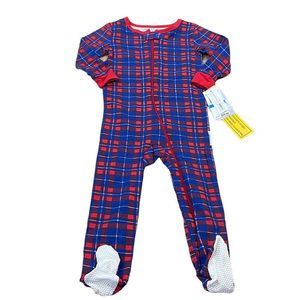Baby Boys Gripper Soles Easy Opening Front Zipper Onesie 18M, 24M
